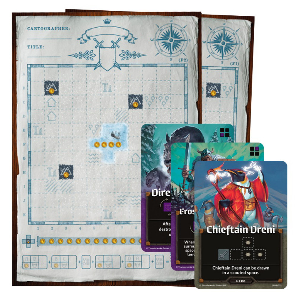 Cartographers: Frozen Expanse - Realm of Frost Giants (Exp.)