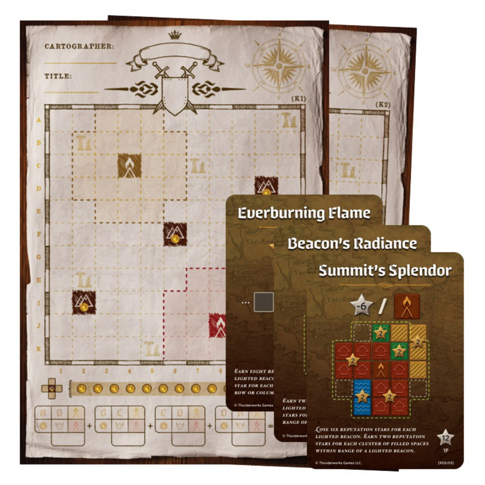 Cartographers: Kethra's Steppe - Redtooth & Goldbelly (Exp.)
