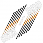 Floorball kit Unihoc Street 12 clubs & 6 Balls - 96 cm Floorball kit Unihoc Street 12 clubs & 6 Balls - 96 cm
