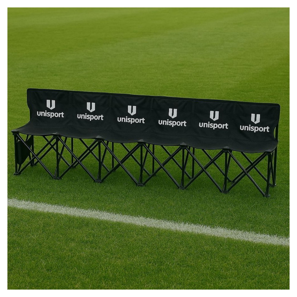 Unisport Sammenklappelig Bænk – Sort/Hvid
