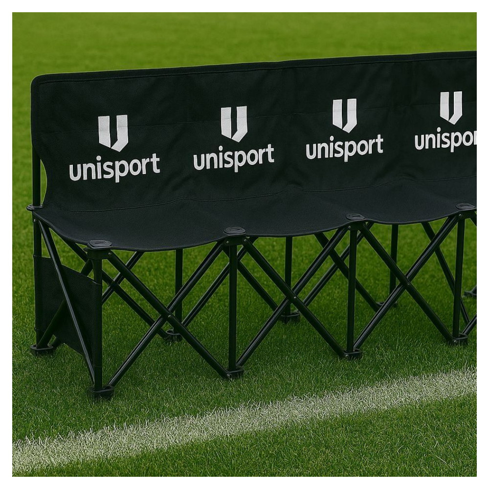 Unisport Sammenklappelig Bænk – Sort/Hvid