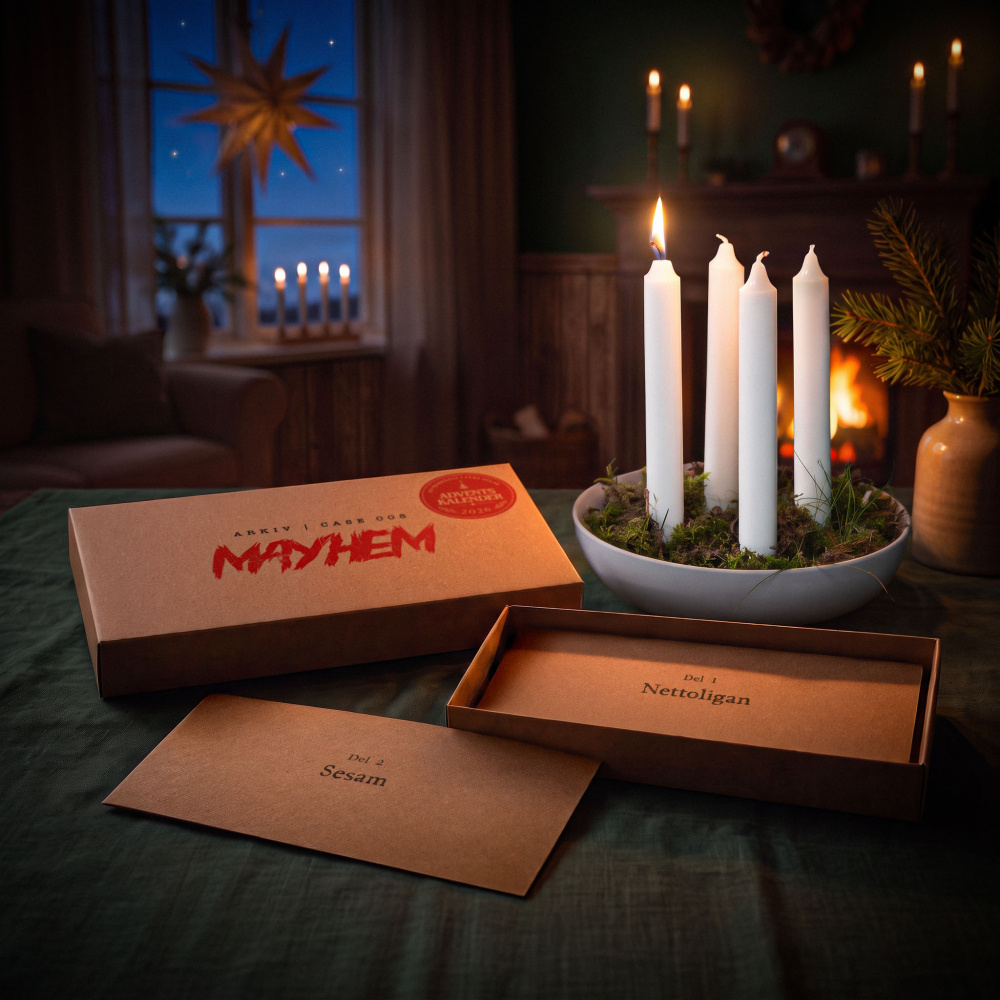 Arkiv Mayhem Adventskalender i 4 delar
