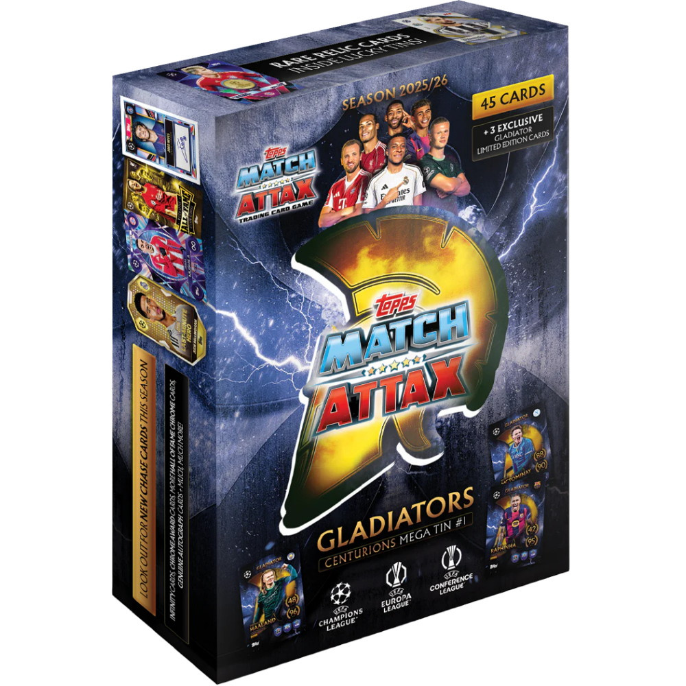 Match Attax UCC Gladiators Centurions Mega Tin #1 2025/26