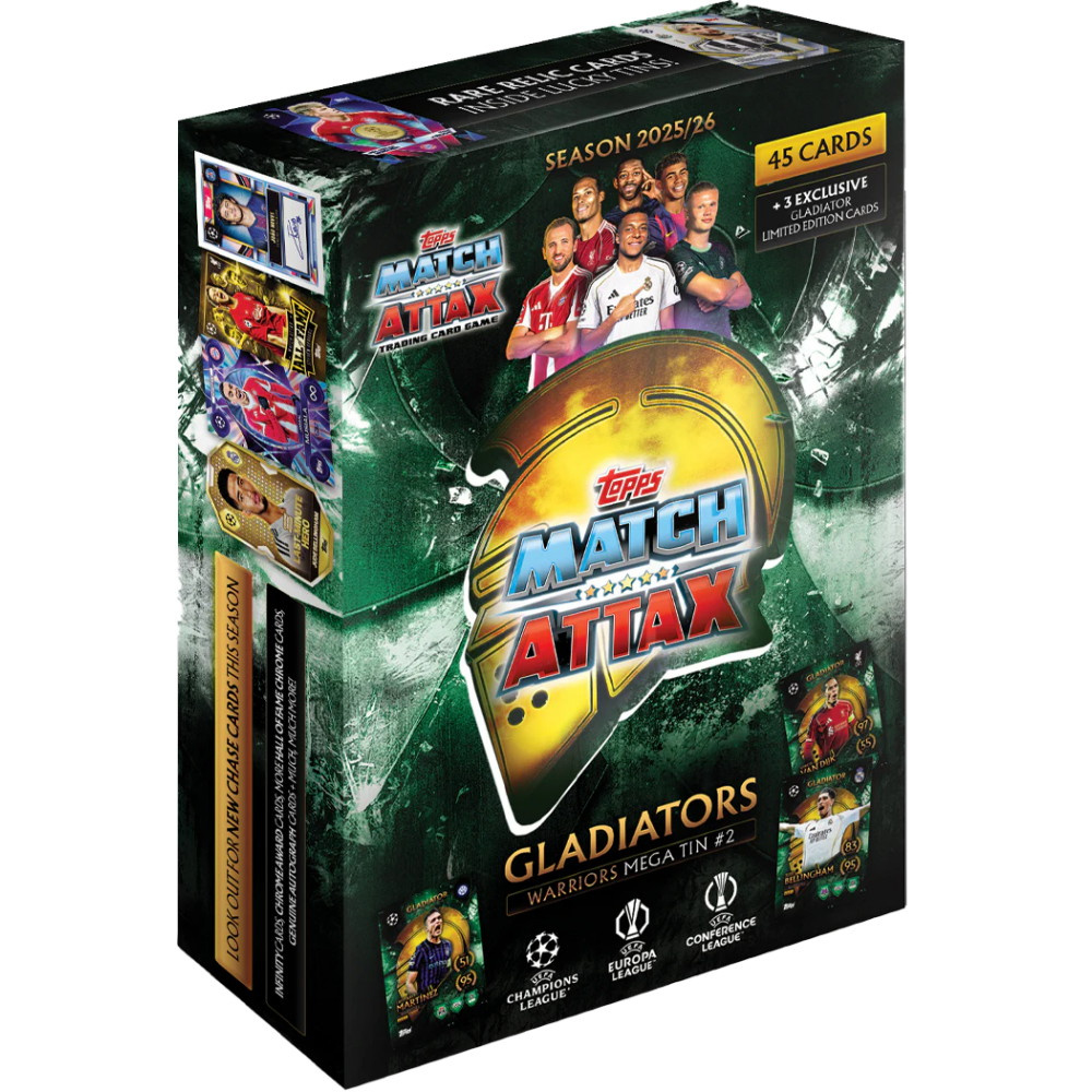 Match Attax UCC Gladiators Warrios Mega Tin #2 2025/26
