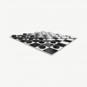 Uber Giant Draughts / Checkers - spillebrikker 25 cm Uber Giant Draughts / Checkers - spillebrikker 25 cm