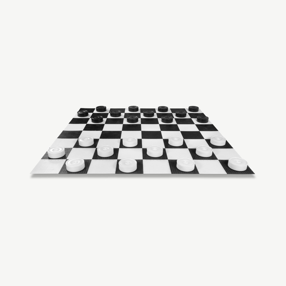 Uber Giant Draughts / Checkers - spillebrikker 25 cm