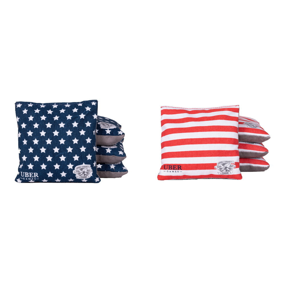 WCL Cornhole Bean Bags Stars & Stripes With Bag