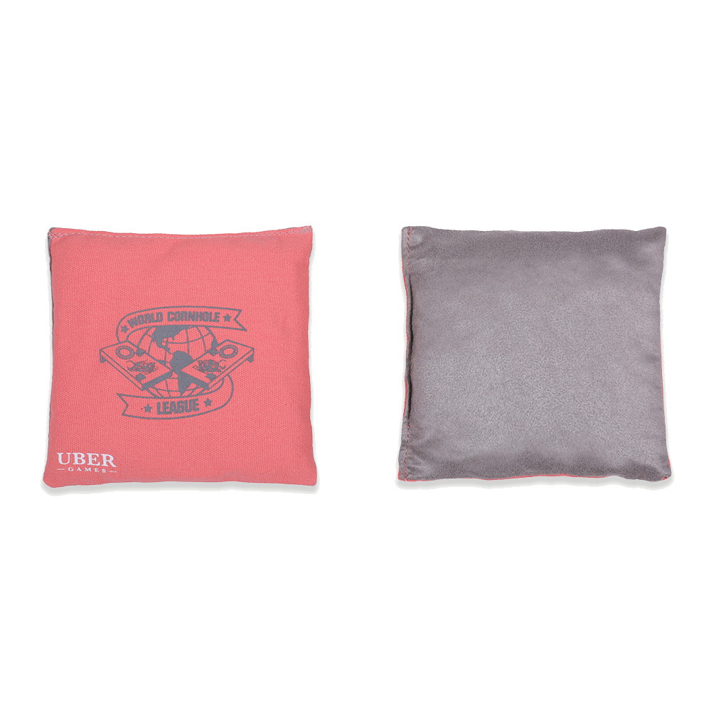WCL Cornhole Bean Bags Sky & Coral With Bag