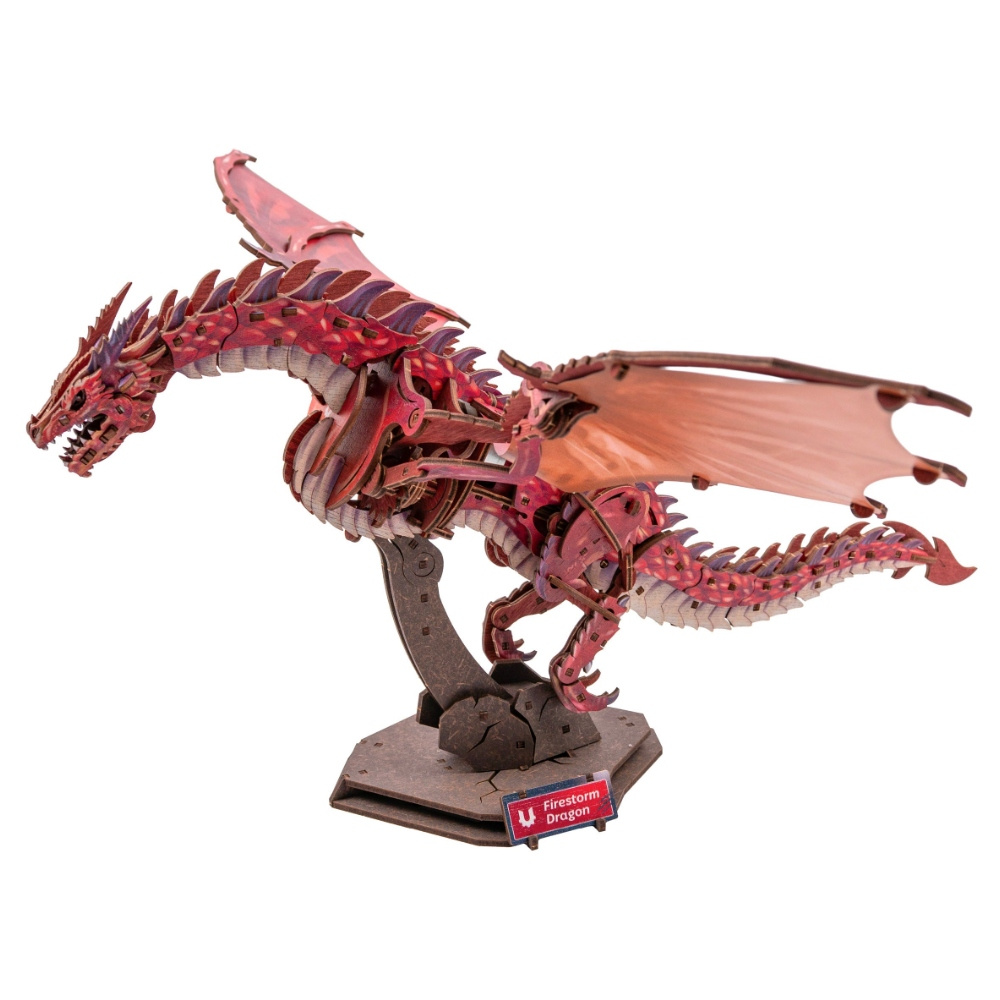 Ugears Models Modelbyggesæt Firestorm Dragon 