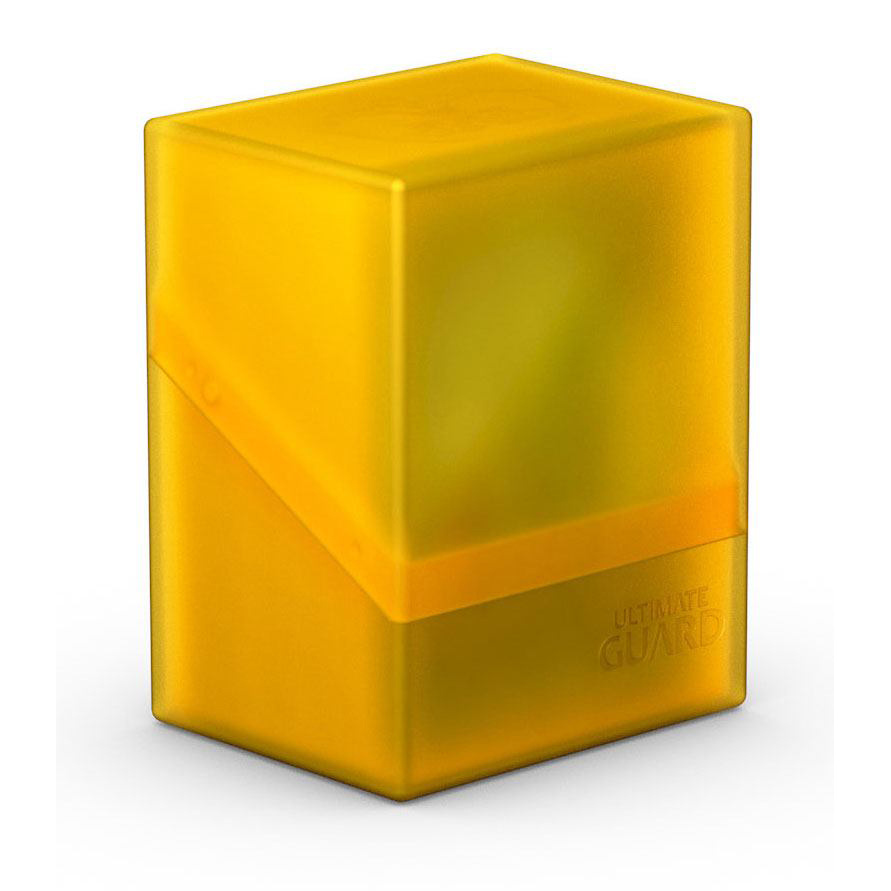 Ultimate Guard Boulder Deck Case 80+ Standard Size Amber