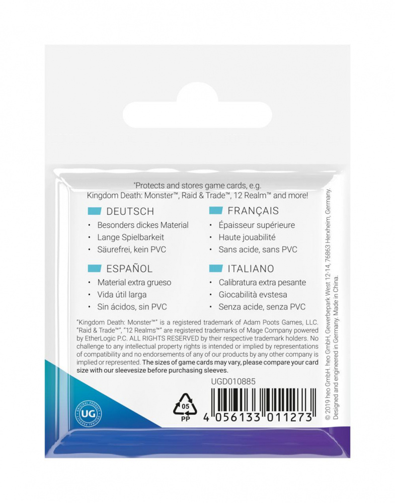 Ultimate Guard Sleeves Small Square 53 x 53 mm