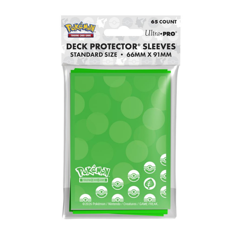 Pokémon TCG: Deck Protector Sleeves - Energy Grass