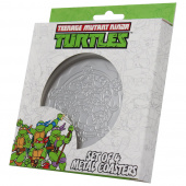 TMNT Set of 4 Embossed Metal Coasters TMNT Set of 4 Embossed Metal Coasters
