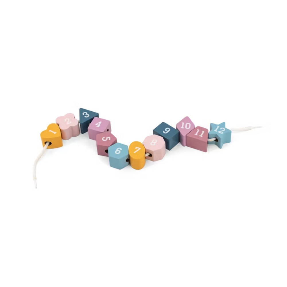 Træur - Aftagelige Klodser Med Tal