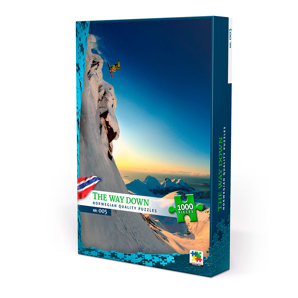 Puslespil - The Way Down 1000 Brikker