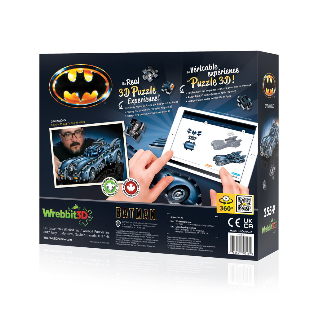 Wrebbit 3D - Batmobile 255 Brikker