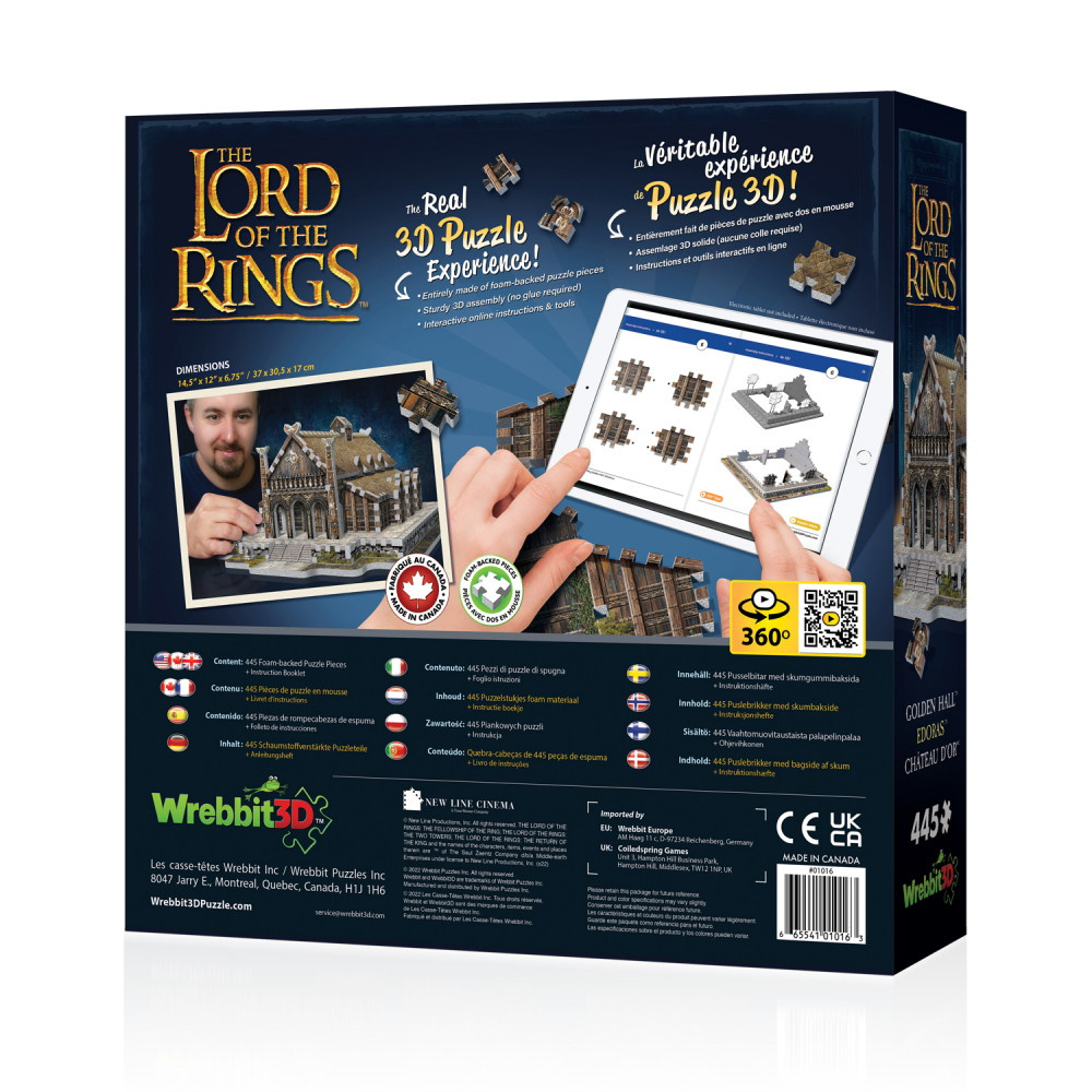 Wrebbit 3D - Golden Hall 445 Brikker