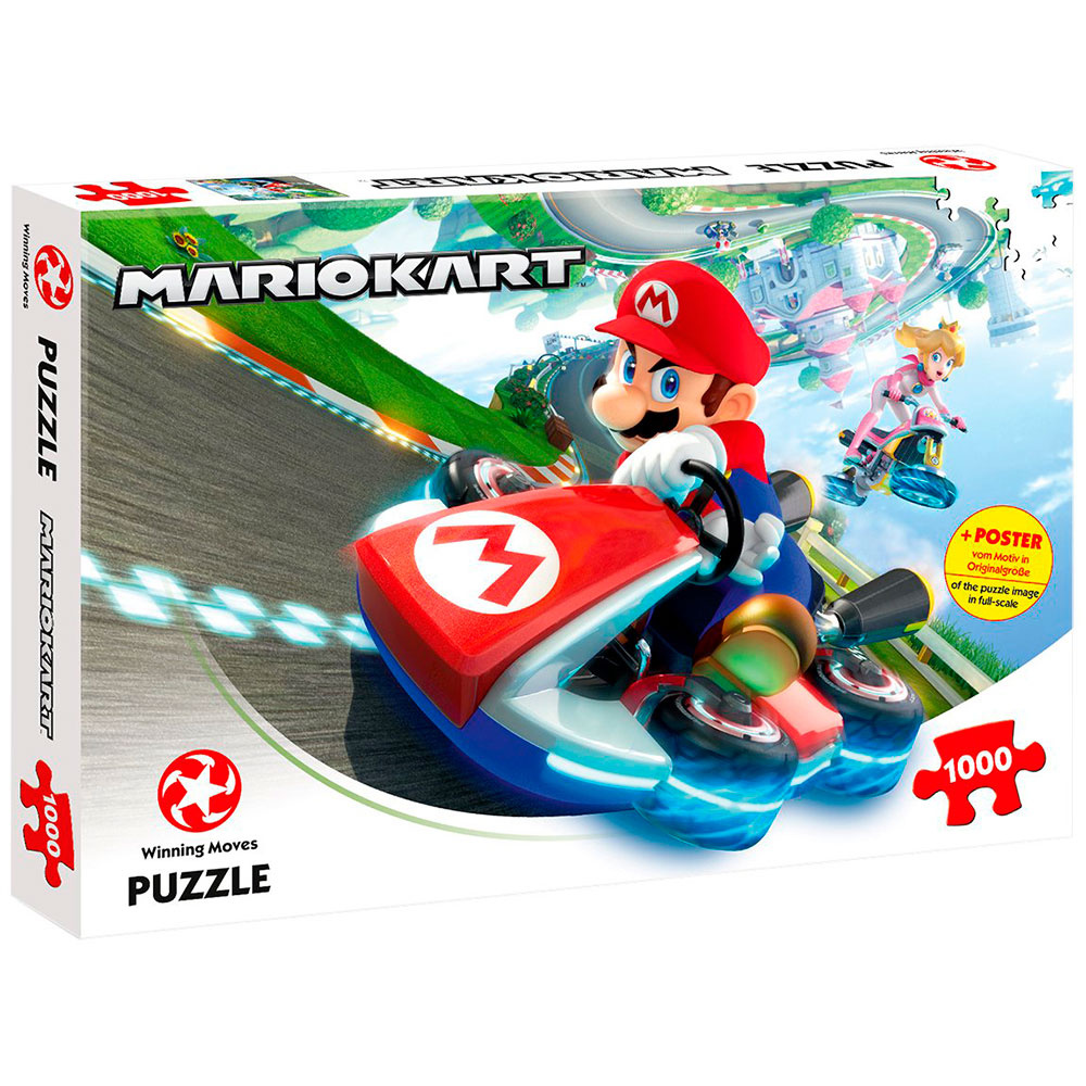 Puslespil Mario Kart: Funracer 1000 Brikker
