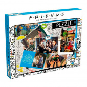 Puslespil: Friends - Scrapbook 1000 Brikker