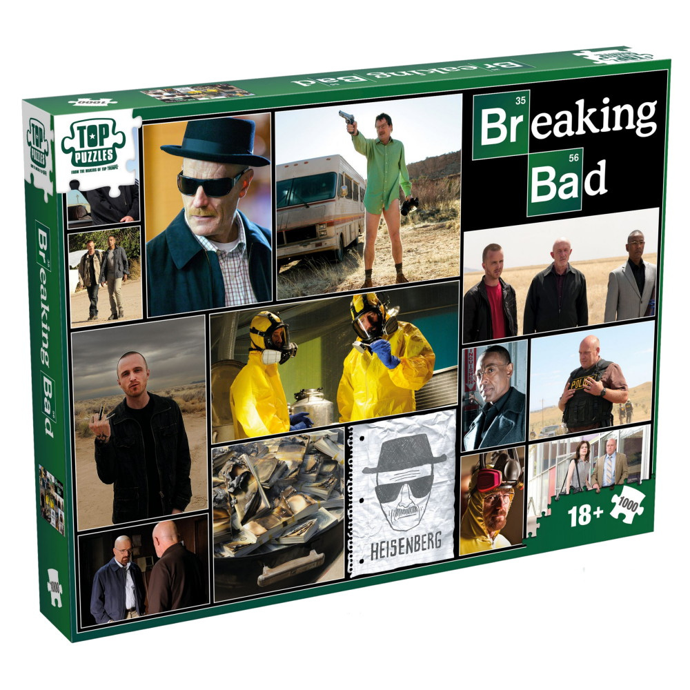Puslespil - Breaking Bad Collage 1000 Brikker