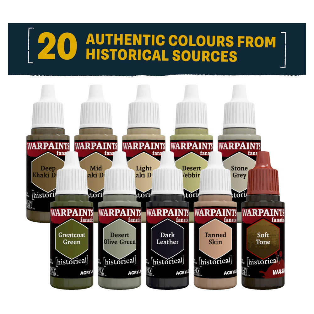 Army Painter: Historical - World War II British 8th Army Paint Set