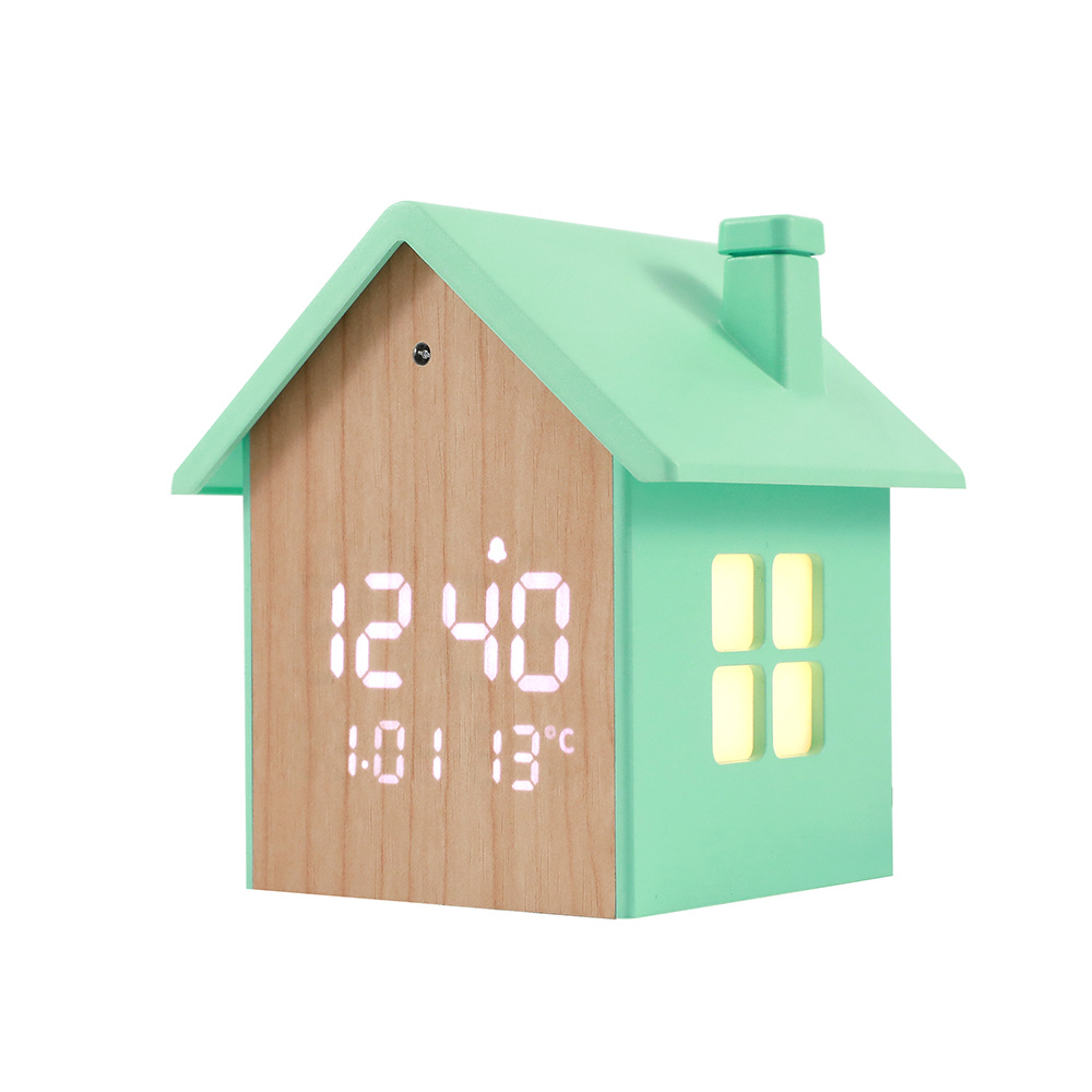 iTotal House Alarm Clock - Pastel Green