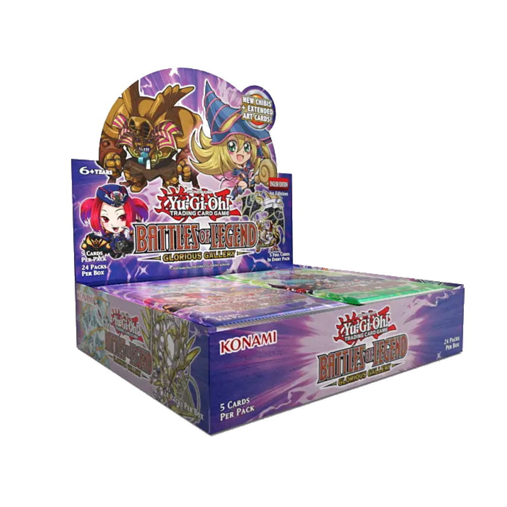 Yu-Gi-Oh! TCG: Battles of Legend - Glorious Gallery Booster Display